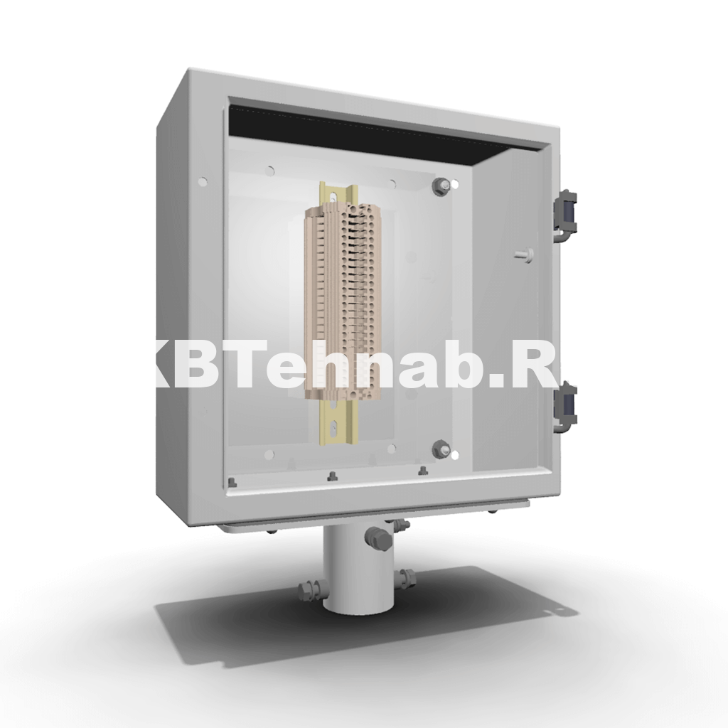 Блок (ящик) электроприводов задвижек МБА-БЭЗ без кнопок управления с установкой на трубе