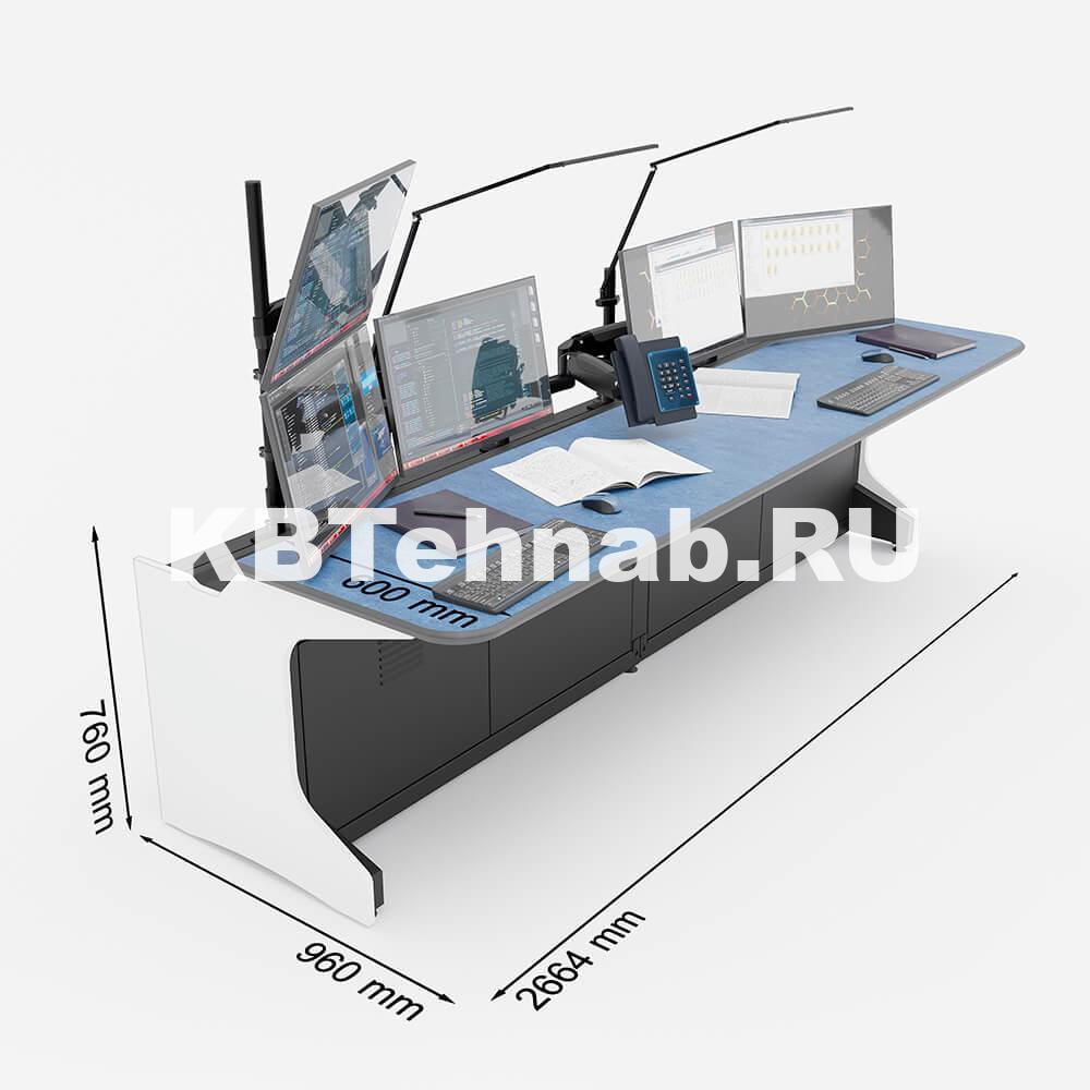 Диспетчерский стол для двух операторов TS-RDM-PG52-KBT