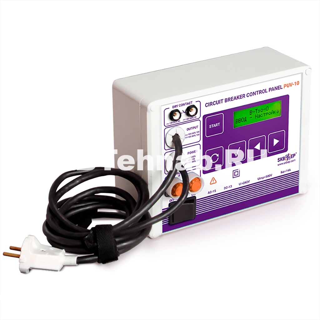 Пульт управления приводом высоковольтного выключателя ПУВ-10 016.00.00.000.